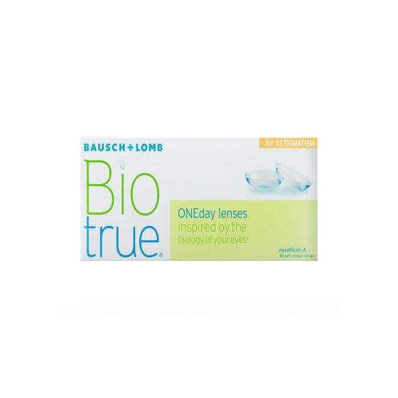 BAUSCH & LOMB BIOTRUE ONE DAY FOR ASTIGMATISM - ΗΜΕΡΗΣΙΟΙ ΑΣΤΙΓΜΑΤΙΚΟΙ 30PACK